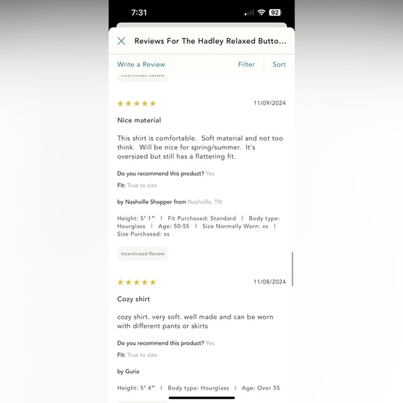 NWT new medium Anthropologie pilcro Hadley button down shirt blue plaid flannel - Picture 16 of 17